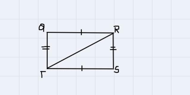 In Rectangle QRST , QS = 3x+7 And RT = 5X-3.find The Lengths Of The Diagonals Of QRSTeach Diagonal Has