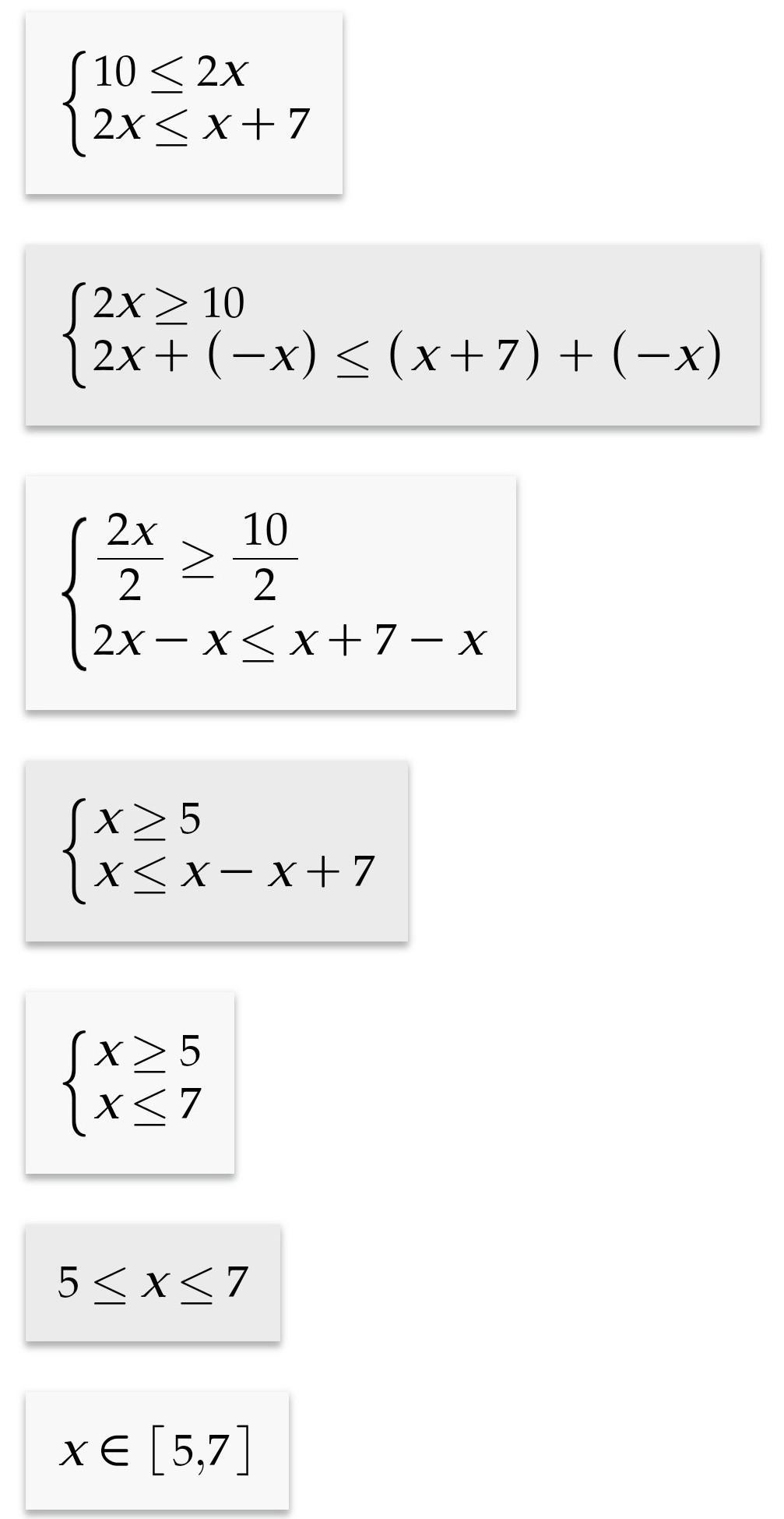 What Are The Integer Solutions To The Inequality Below?[tex]10 \leq 2x \leq X+7[/tex]