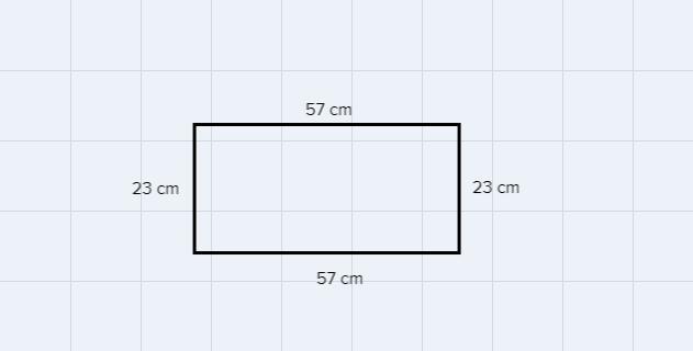 Got A Square Thats 23cm And 57cm .what Is The Perimeter 