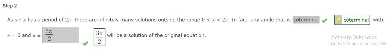 Solve Step 3 OnlyTherefore, The Solutions Of The Original Equation Are The Following. (Enter Your Answers