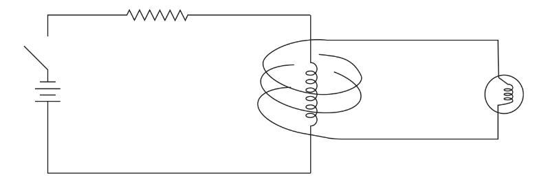 Consider Two Concentric Solenoids Shown Above, One Of Which Is Attached To A Battery, A Resistor And
