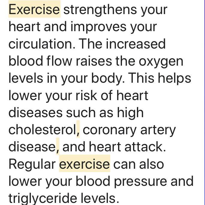 What The Advantage Of Exercise 