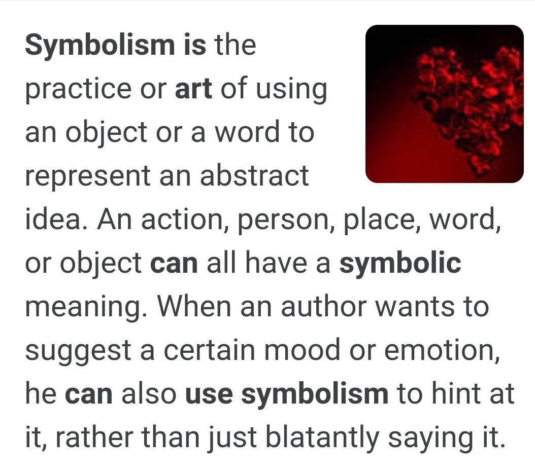 Describe Symbolism And Explain How It Can Be Used In Art.