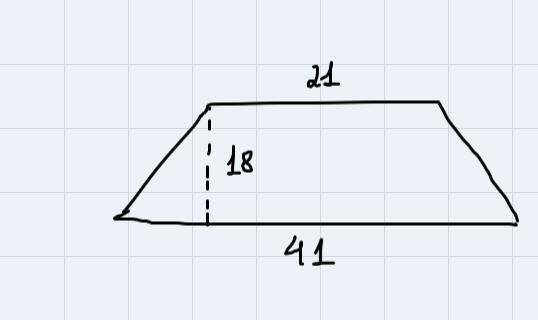I Need To Use The Formula For A Trapezoid And Find The Area And Perimeter 