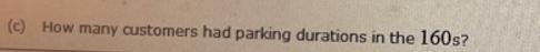 Managers Of A Sports Arenas Parking Garage Keep Track Of The Duration Of Time Customers Park Their Cars