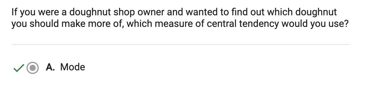 If You Were A Doughnut Shop Owner And Wanted To Find Out Which Doughnut You Should Make More Of, Which