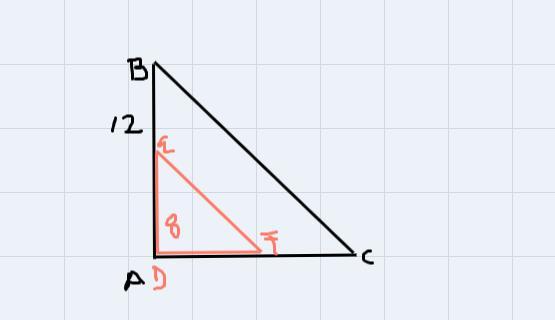Triangle ABC Is Similar To Triangle DEF. Side AB Is The Longest Side Of ABC. It Measures 12 Centimeters.