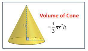 A Cylinder And A Cone Have The Same Volume. The Cylinder Has A Radius Of 2 Inches And A Height Of 3inches.