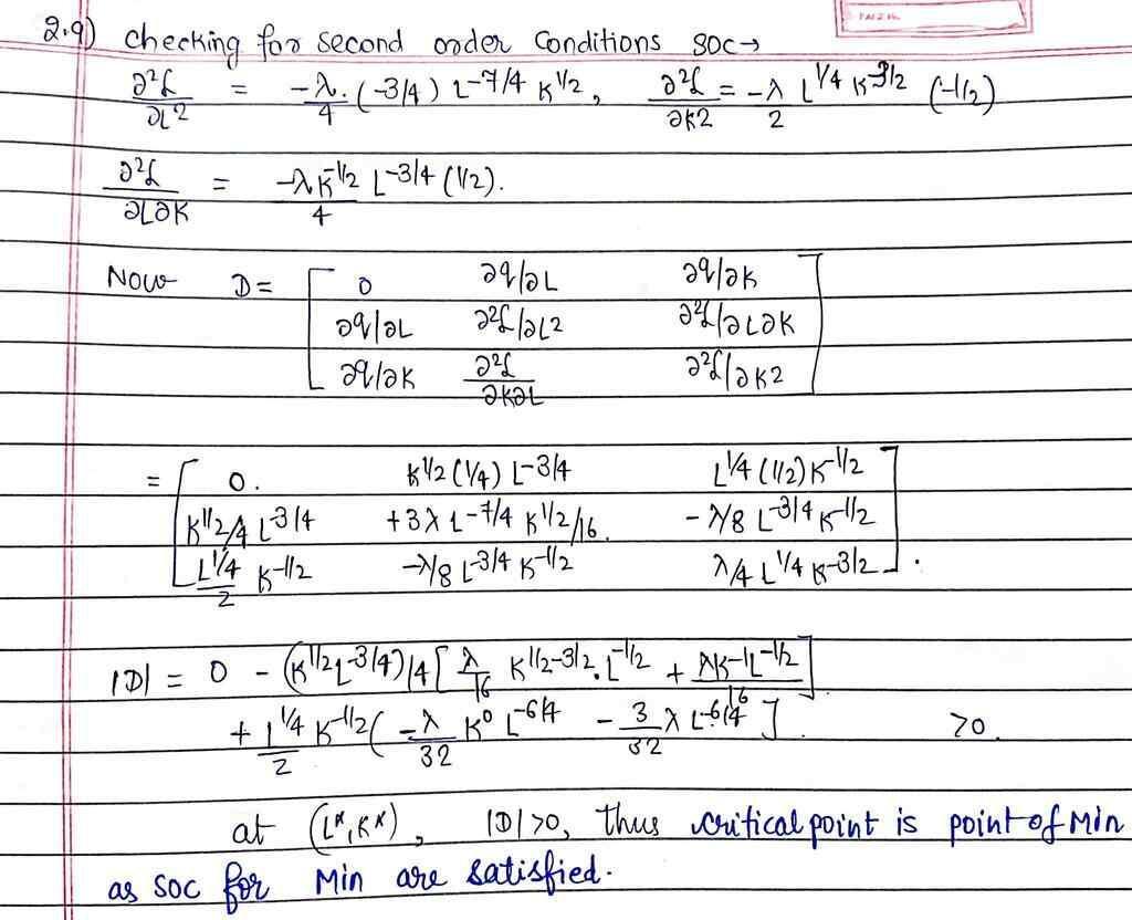 A Firm Uses K Units Of Capital And L Units Of Labor To Produce Q Units Of Output. The Production Function