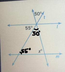 What Is The Value Of X Would Make Lines L And M Parrallel