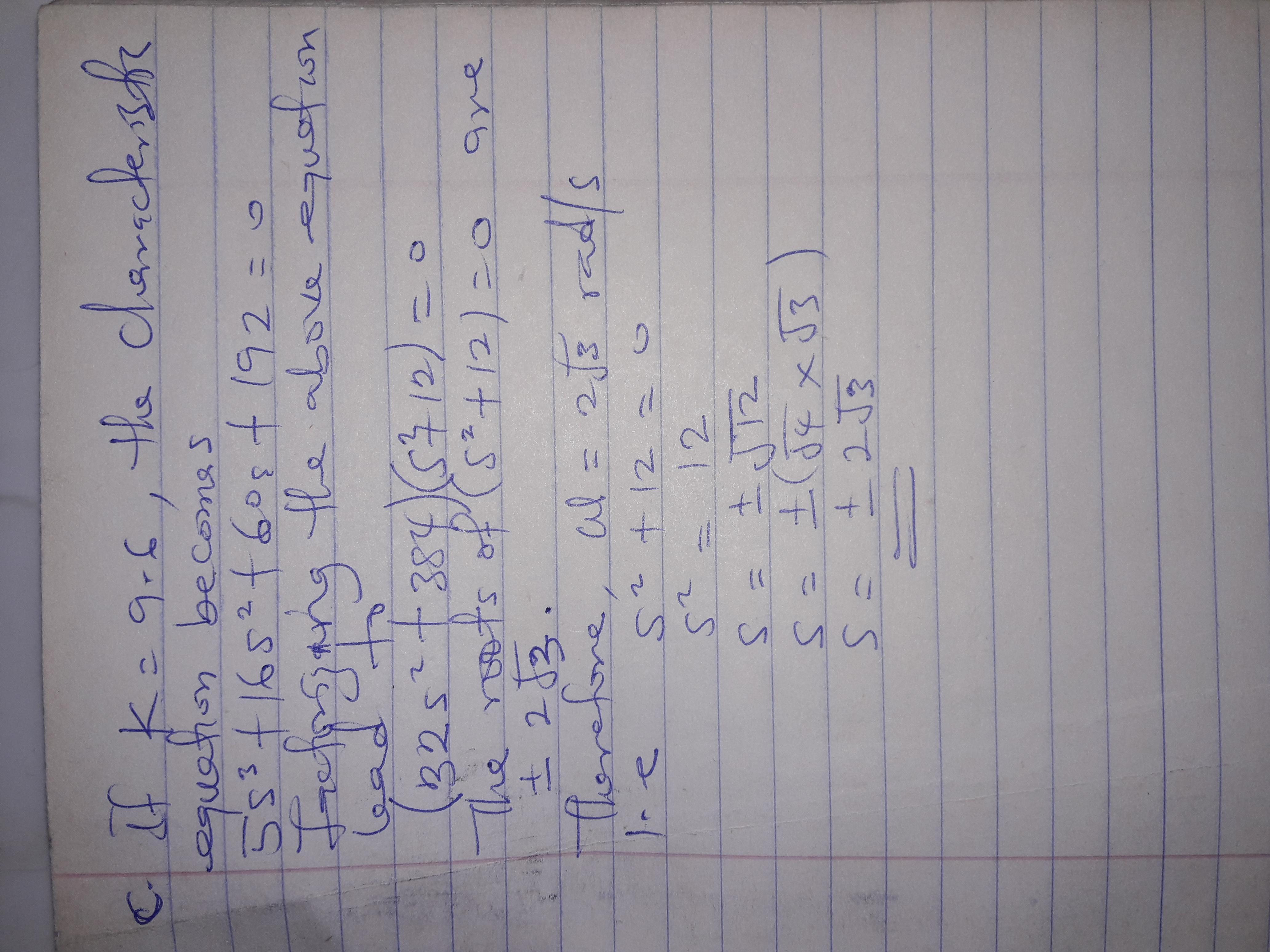 Given The Unity Feedback System G(s)= K(s+4)/s(s+1.2)(s+2) Find:a. The Range Of K That Keeps The System