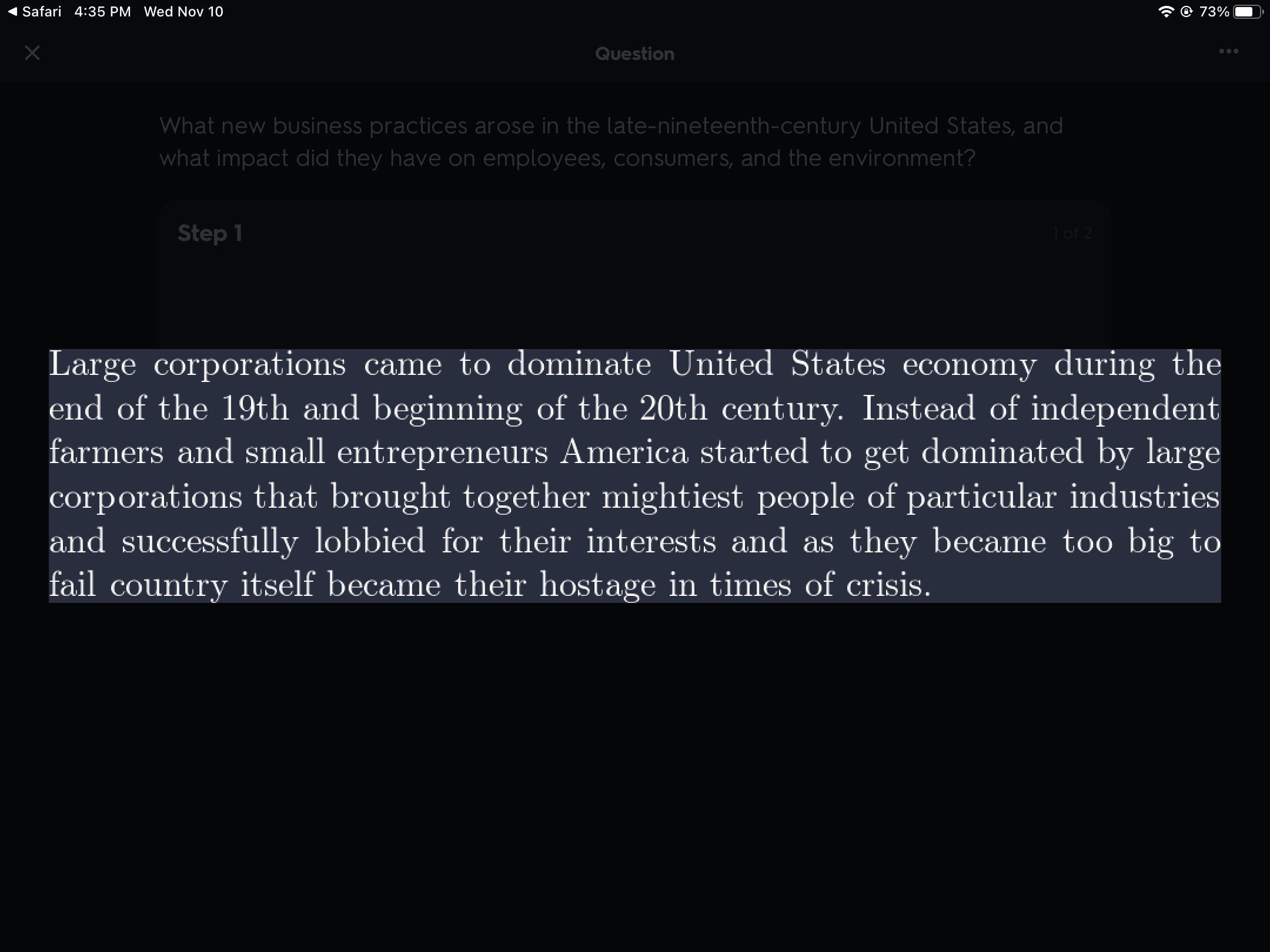 What New Business Practices Arose In The Late Nineteenth-century United States, And What Impact Did They