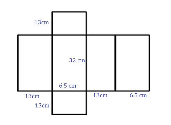 Use A Net To Find The Surface Area Of The Prism. The Surface Area Of The Prism Is ___cm (Simplify Your