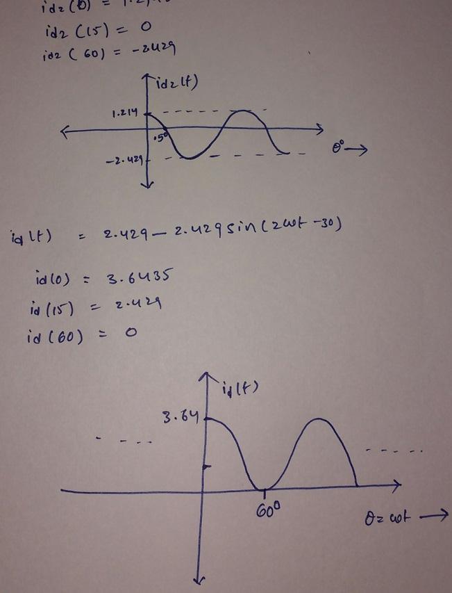 In A 1-phase UPS, Vd = 350 V, Vo(t) = 170 Sin(2 * 60t) V, And Io(t) = 10 Sin(2 * 60t - 30) A.Calculate