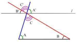 Line P Is Parallel To Line Q. Which Proof Explains Why The Sum Of The Interior Angles Of The Triangle