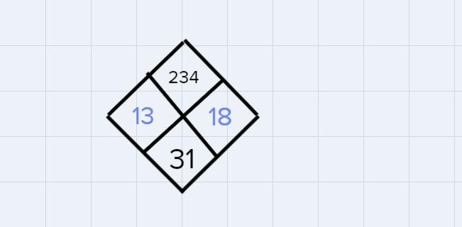 Copy And Complete Diamond Problem Below The Pattern Used In The Diamond Problem Is Shown At The Right