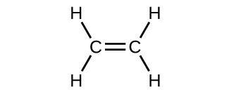 Structural Formula (line-bond) Of:1. 4 Hydrogen 1 Carbon2. 4 Hydrogen 2 Carbon(involves Double Bond)3.