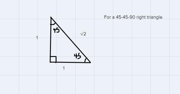 Question 15 Of 31In A 45-45-90 Right Triangle, What Is The Ratio Of The Length Of One Leg To Thelength