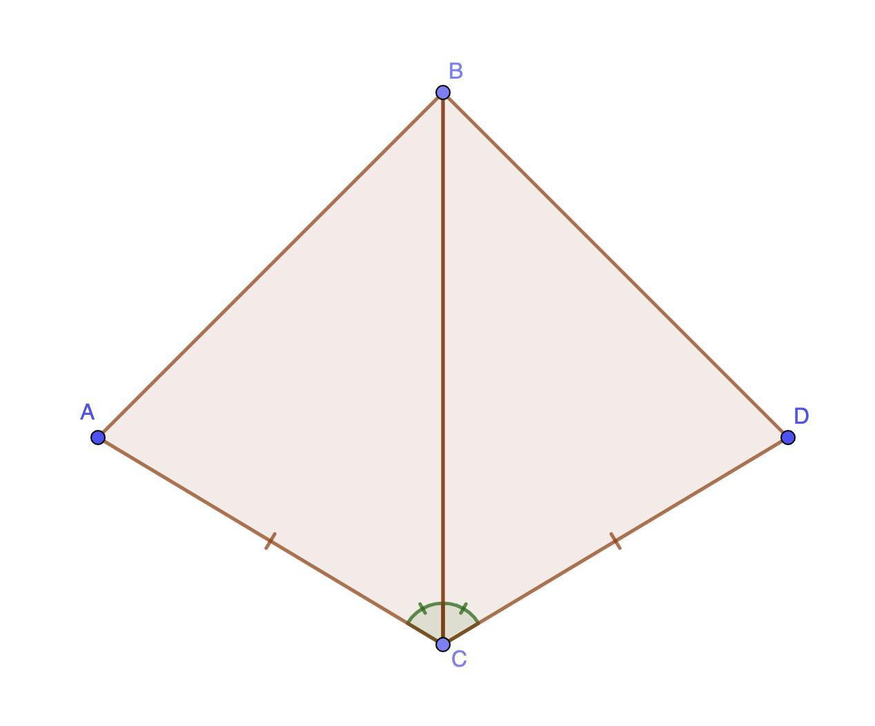 Triangles A B C And D B C Share Common Side B C. Sides A C And C D Are Congruent. In Order To Prove Abc