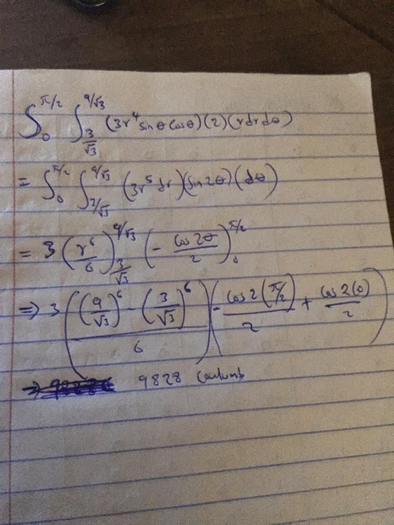 Compute The Electric Charge On The Surface Which Is The Portion Of The Cone Z = 3x2 + 3y2 In The First