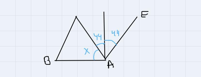Line DA Bisects Angle EAC, Line AB Is Congruent To Line BC, Measure Of Angle B Is 74 And Measure Of Angle