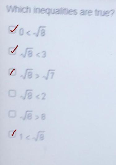 Which Inequalities Are True? Select The Four Correct AnswersWill Mark Brainiest 