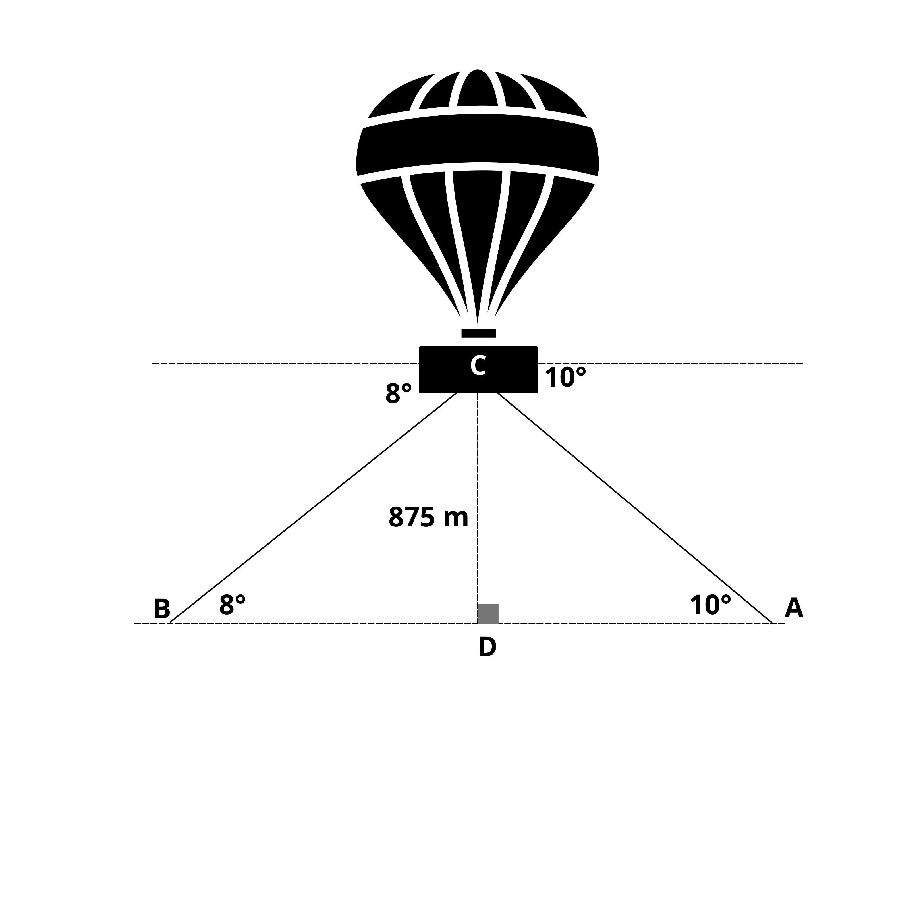 You Are In A Hot Air Balloon Looking Down At Two Ponds. Pond A Which Is In Front Of Your Balloon, Is