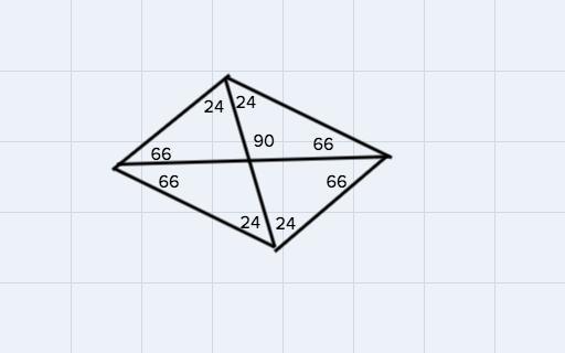 Find The Measure Of The Numbered Angles In The Rhombus (m1, M2, And M3).