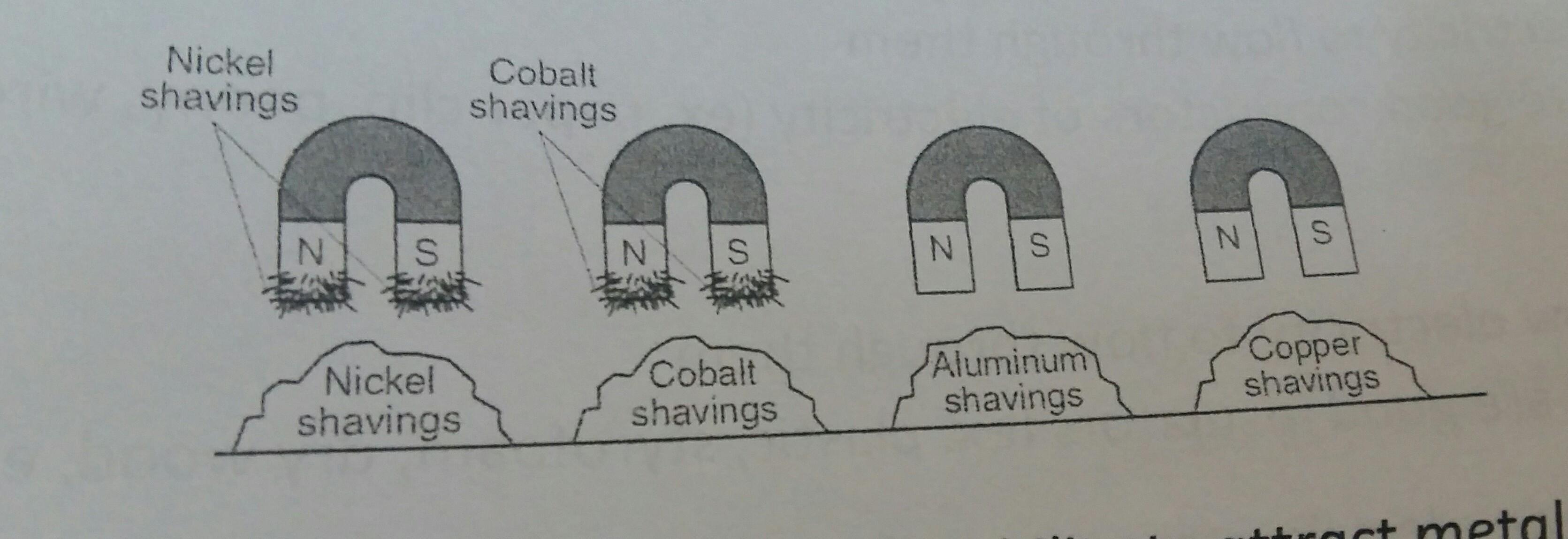 Write A Conclusion About A Magnet Ability To Attract Metals Based On What Is Shown In This Diagram