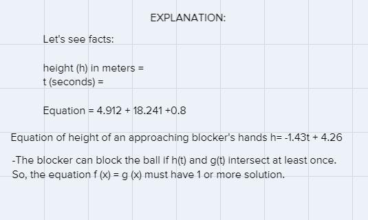 A Punter Kicks A Football. Its Height (h) In Meters, T Seconds After The Kick Is Givenby The Equation: