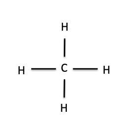 Structural Formula (line-bond) Of:1. 4 Hydrogen 1 Carbon2. 4 Hydrogen 2 Carbon(involves Double Bond)3.