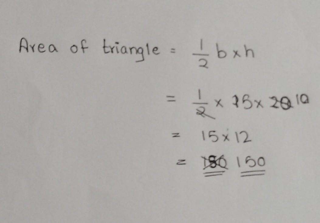 Please Help Me Find The Area Of This Triangle!