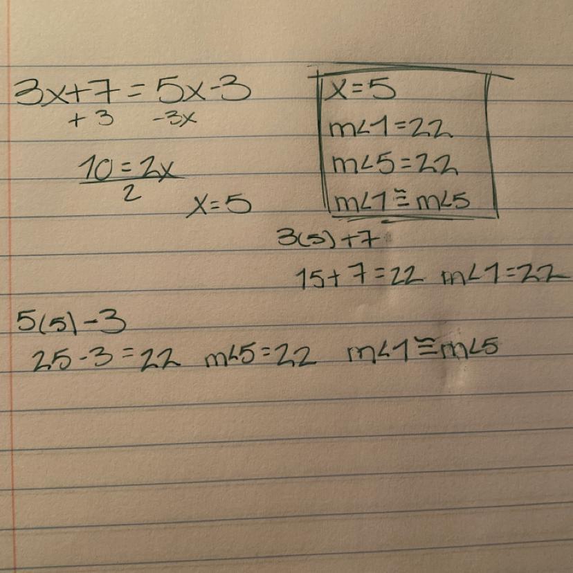 Find The Value Of Each Variable.