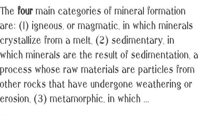 Which Of The Following Is A Way That Minerals Are Used?