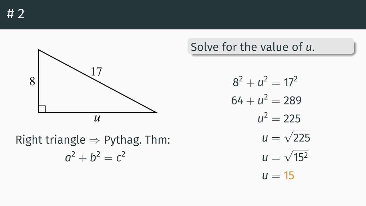 Can Anybody Help Me Know The Pythagorean Theorem