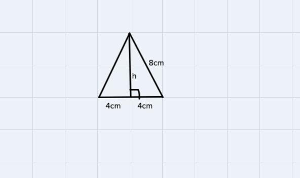 The Side Walls Of A Regular Quadrilateral Pyramid Are Equilateral Triangles With Sides Equal To 8 Cm.