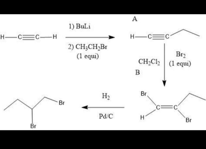 Draw The Structures Of Organic Compounds A And B. Indicate Stereochemistry Where Applicable.