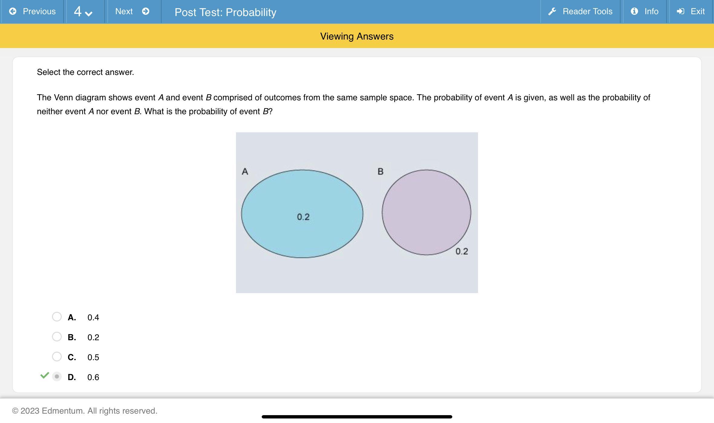 HLPZ!! I DON'T KNOW HOW TO DO THIS!!! The Venn Diagram Shows Event A And Event B Comprised Of Outcomes