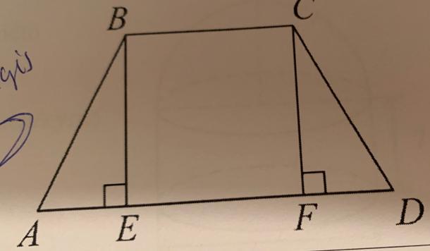 Given A Planar Trapezoid ABCD Whose Height Is BE. It Is Known That AB = 8cm A = 60 *, Find The Height
