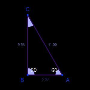 3. (a) Using A Pencil, Ruler And A Pair Of Compasses, Construct A Triangle ABC Such D That AB = 5.5 Cm,