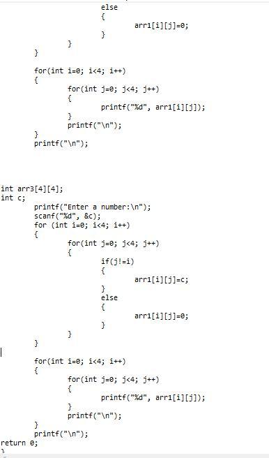 2. Write A C Program That Generates Following Outputs. Each Of The Outputs Are Nothing But 2-dimensional