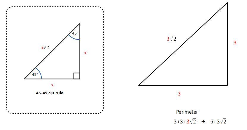perimeter of a right triangle