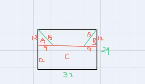 Find The Area Of A Shaded Region Shown Below, Which Was Formed By Cutting An Isosceles Trapezoid Out