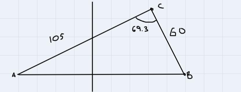 Two Points, A And B, Are On Opposite Sides Of A Building. A Surveyor Chooses A Third Point, C, 60 Yd