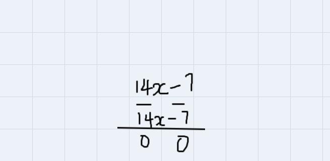 Use The Long Division Method To Find The Result When 2x^3-7x^2+17x-7 Is Divided By 2x-1.