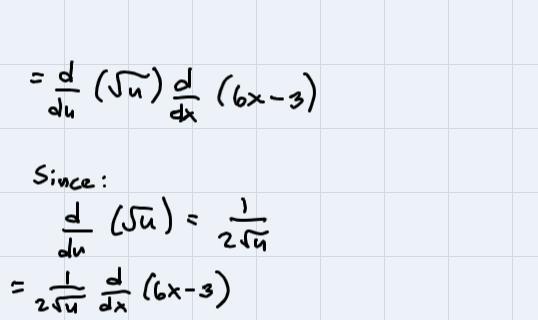Derive The Following Functionsa) (2x+1)b) F(x) = [tex] \sqrt{6x + 3} [/tex]