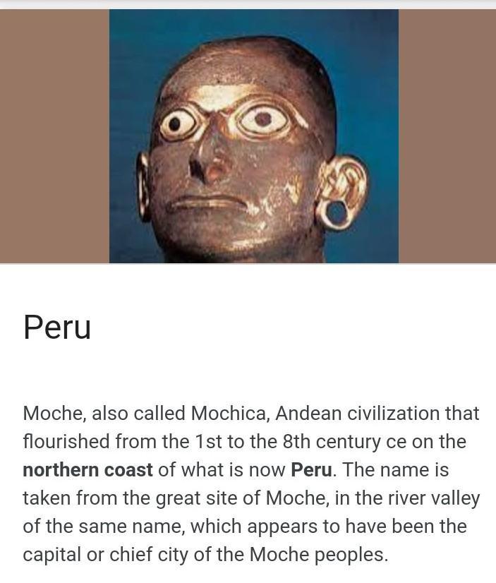 Where In South America Are The Moche Located?