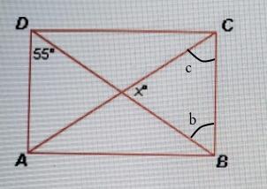 If ABCD Is A Rectangle, And ABD=55, What Is The Value Of X?