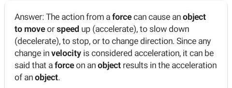 What Is Role Of Force On The Speed Of Moving Object? 
