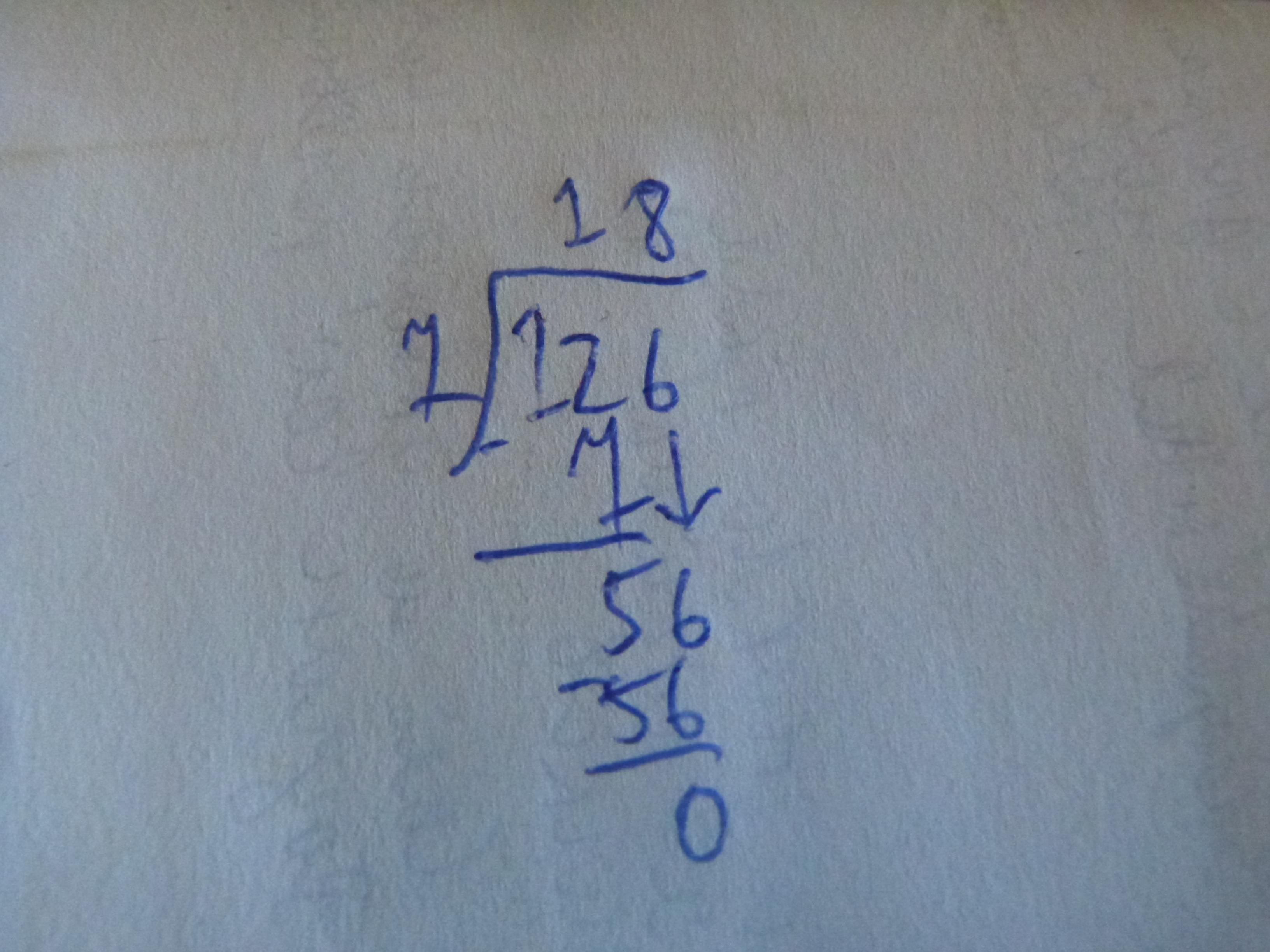 What Is The Quotient?126 Divided By 7A. 18B.16C. 19D. 17